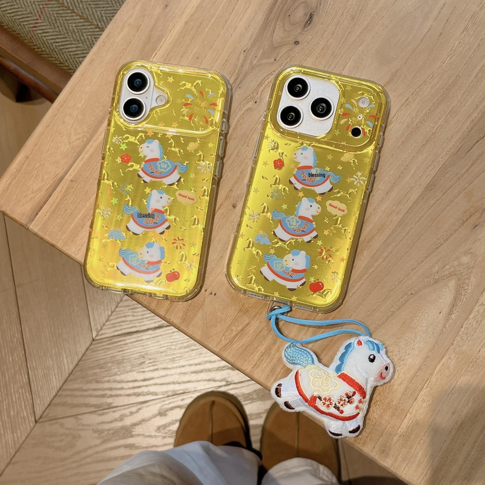 National Trend Gold Embroidered Jumping Horse Phone Case, Compatible with Apple iPhone 17 Pro Max and Earlier Models iPhone 17 Pro Max
National Trend Gold Embroidered Jumping Horse Phone Case, Compatible with Apple iPhone 17 Pro Max and Earlier Models iPhone 17 Pro Max