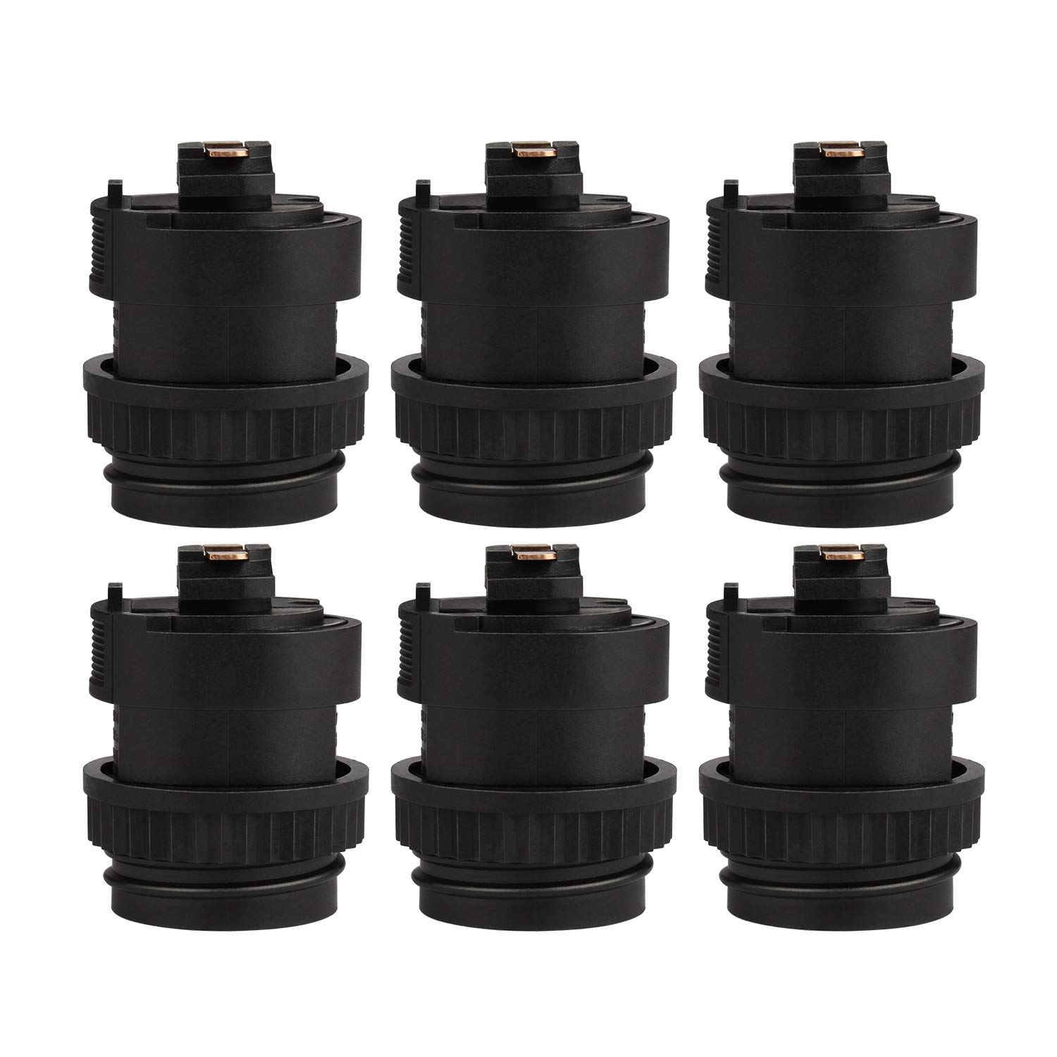 DiCUNO Lighting Rail Socket for Duct Light Bulb E26 Base LED Exclusive Rail Lighting Ceiling Set of 6 Rails, Socket, Black, Compatible, Fixture, чорний
DiCUNO Lighting Rail Socket for Duct Light Bulb E26 Base LED Exclusive Rail Lighting Ceiling Set of 6 Rails, Socket, Black, Compatible, Fixture, чорний
