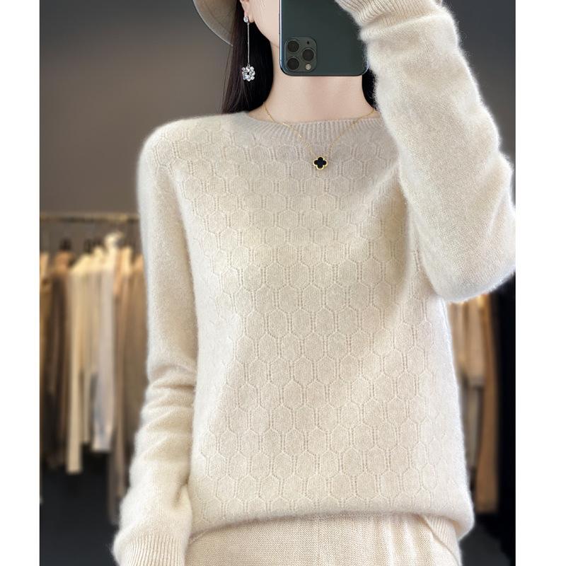New Round Neck Sweater for Women In Autumn and Winter, Soft and Warm Cashmere Sweater for Women, High-end Base Shirt, Hollow Versatile Sweater XXL
New Round Neck Sweater for Women In Autumn and Winter, Soft and Warm Cashmere Sweater for Women, High-end Base Shirt, Hollow Versatile Sweater XXL