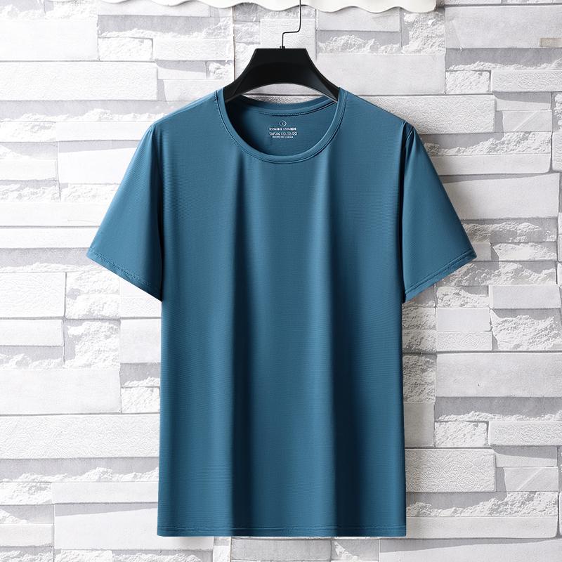 Summer Ice Silk High Elastic Men s Sports and Leisure T-shirt Comfortable Breathable Sweat-absorbing Quick Drying Top 8XL темно-зелений колір
Summer Ice Silk High Elastic Men s Sports and Leisure T-shirt Comfortable Breathable Sweat-absorbing Quick Drying Top 8XL темно-зелений колір