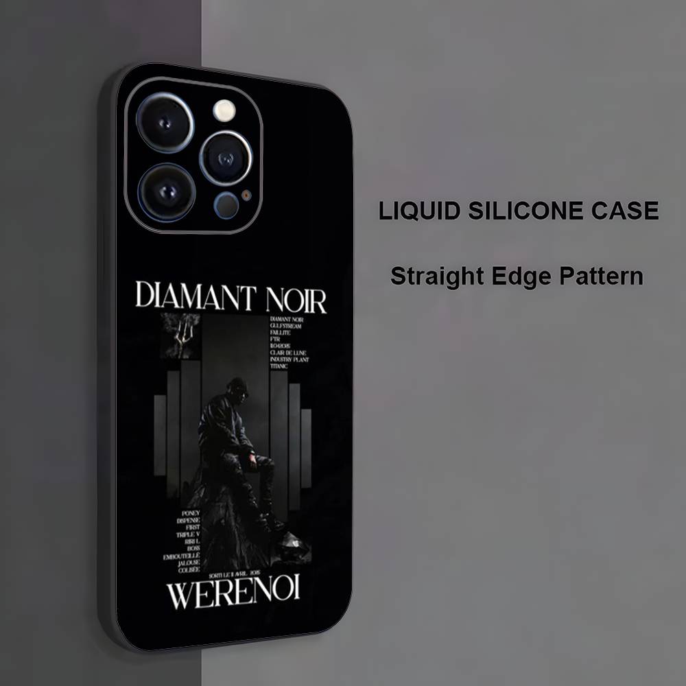 W-Werenoi Diamant Noir Phone Case For iPhone 17,16,15,14,13,12,11 ,Pro Max,XS,X,XR,SE,Mini,8,7,Soft Silicone Black Cover iPhone15
W-Werenoi Diamant Noir Phone Case For iPhone 17,16,15,14,13,12,11 ,Pro Max,XS,X,XR,SE,Mini,8,7,Soft Silicone Black Cover iPhone15