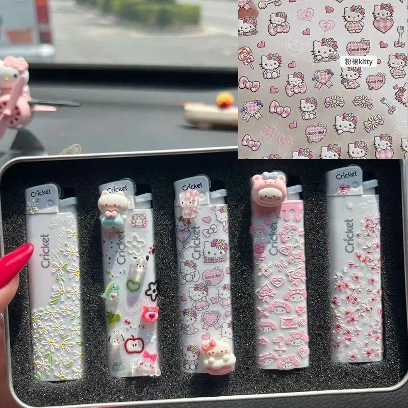 DIY Daisy & Grasshopper 3D Nail Art Stickers - Fresh Sweet Hello Kitty Design
DIY Daisy & Grasshopper 3D Nail Art Stickers - Fresh Sweet Hello Kitty Design