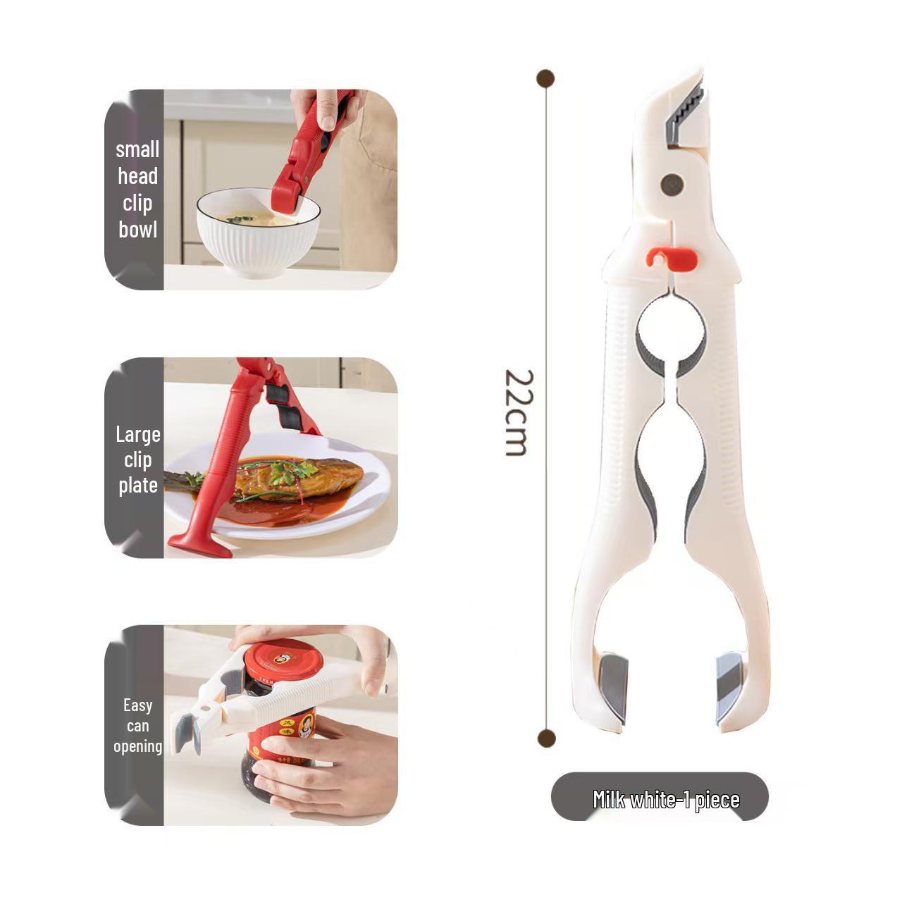Multi-Functional Non-Slip Silicone Bowl Tongs for Kitchens and Restaurants
Multi-Functional Non-Slip Silicone Bowl Tongs for Kitchens and Restaurants
