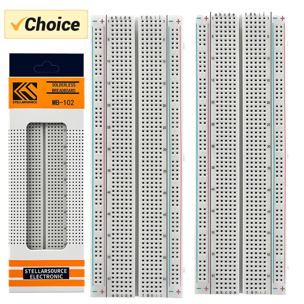 1/2PCS Points Breadboard 830 points Breadboard MB-102 Solderless PCB test Board Breadboard MB102 Test Develop DIY Kit
1/2PCS Points Breadboard 830 points Breadboard MB-102 Solderless PCB test Board Breadboard MB102 Test Develop DIY Kit