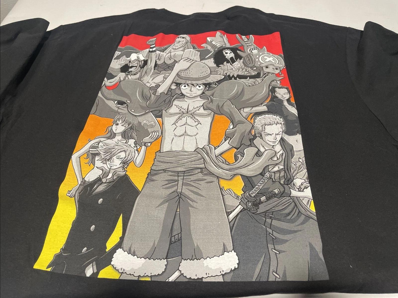 ONE PIECE Japanese Anime Size XL Cotton Black Graphic T-Shirt, New S
ONE PIECE Japanese Anime Size XL Cotton Black Graphic T-Shirt, New S