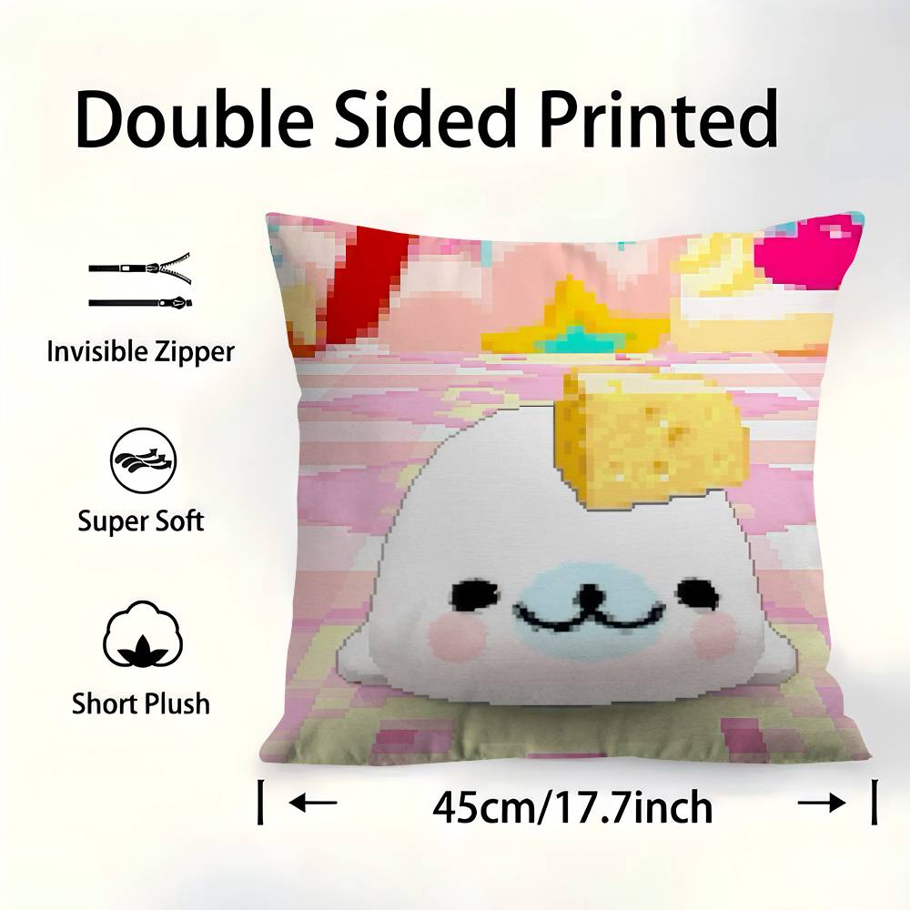 Kawaii Cartoon Mamegoma Cushion Cover 30x50 Polyester Sofa Cushions Decorative Throw Pillows Home Decoration Pillowcover 30X30cm
Kawaii Cartoon Mamegoma Cushion Cover 30x50 Polyester Sofa Cushions Decorative Throw Pillows Home Decoration Pillowcover 30X30cm