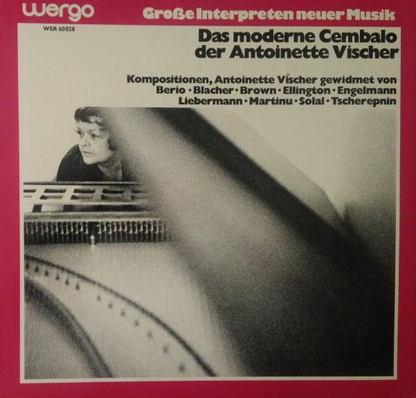 LP Record ANTOINETTE VISCHER Das Moderne Cembalo Der Antoinette WER60028 Wergo Germany Classical Used
LP Record ANTOINETTE VISCHER Das Moderne Cembalo Der Antoinette WER60028 Wergo Germany Classical Used
