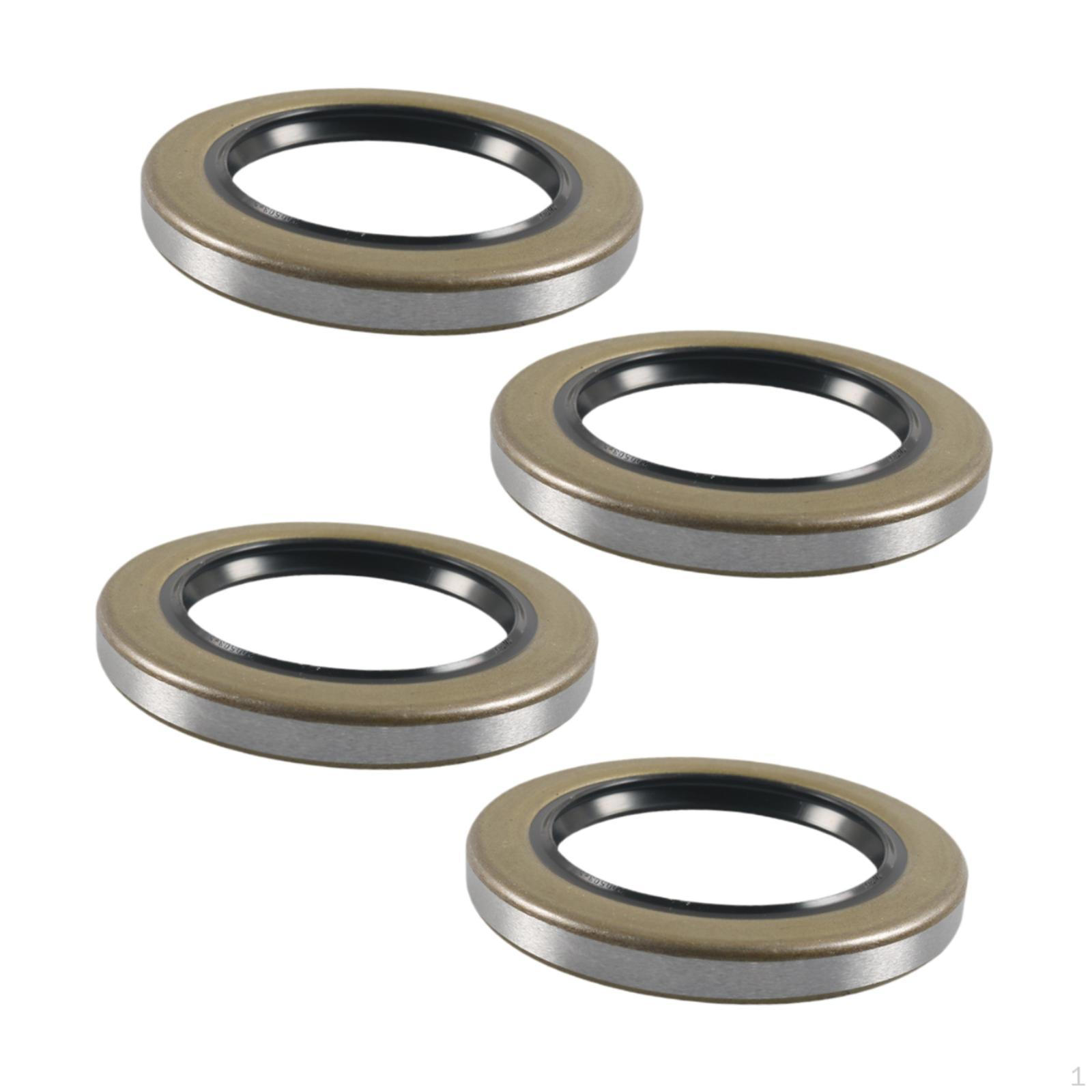 4Pcs Double Lip Grease Seals Accessories 01003600 Utility High Performance Easy to Install
4Pcs Double Lip Grease Seals Accessories 01003600 Utility High Performance Easy to Install