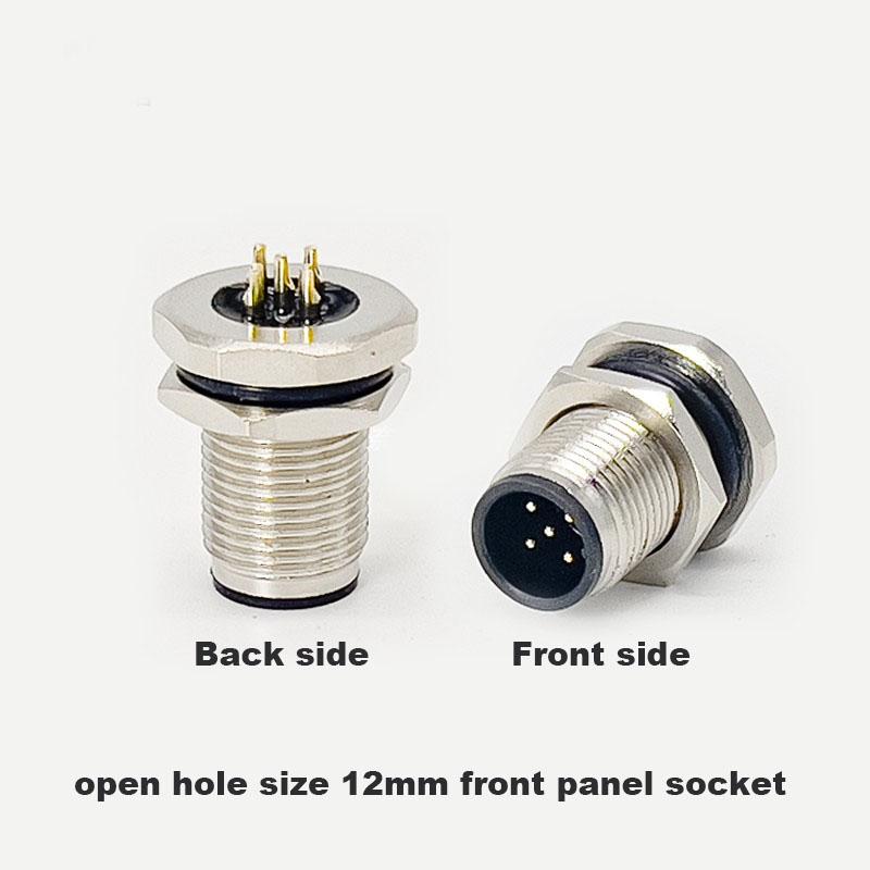 PG7 Waterproof 4Pin 5 8 12 Pin M12 Sensor Connector Shielding Screw Threaded Male Female Plug Socket Panel Mount/Docking Wire 4Pin
PG7 Waterproof 4Pin 5 8 12 Pin M12 Sensor Connector Shielding Screw Threaded Male Female Plug Socket Panel Mount/Docking Wire 4Pin