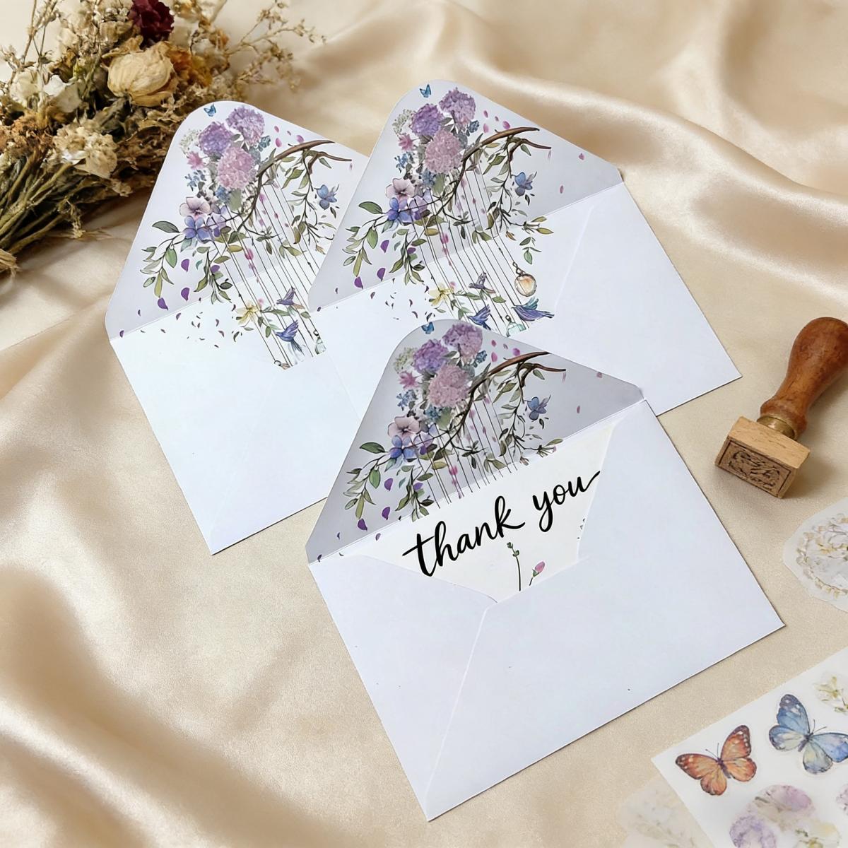 20pcs Watercolor Floral Thank You Card Set with Envelopes & Stickers - Elegant Greeting Card Kit for Wedding, Birthday, Baby Sho
20pcs Watercolor Floral Thank You Card Set with Envelopes & Stickers - Elegant Greeting Card Kit for Wedding, Birthday, Baby Sho