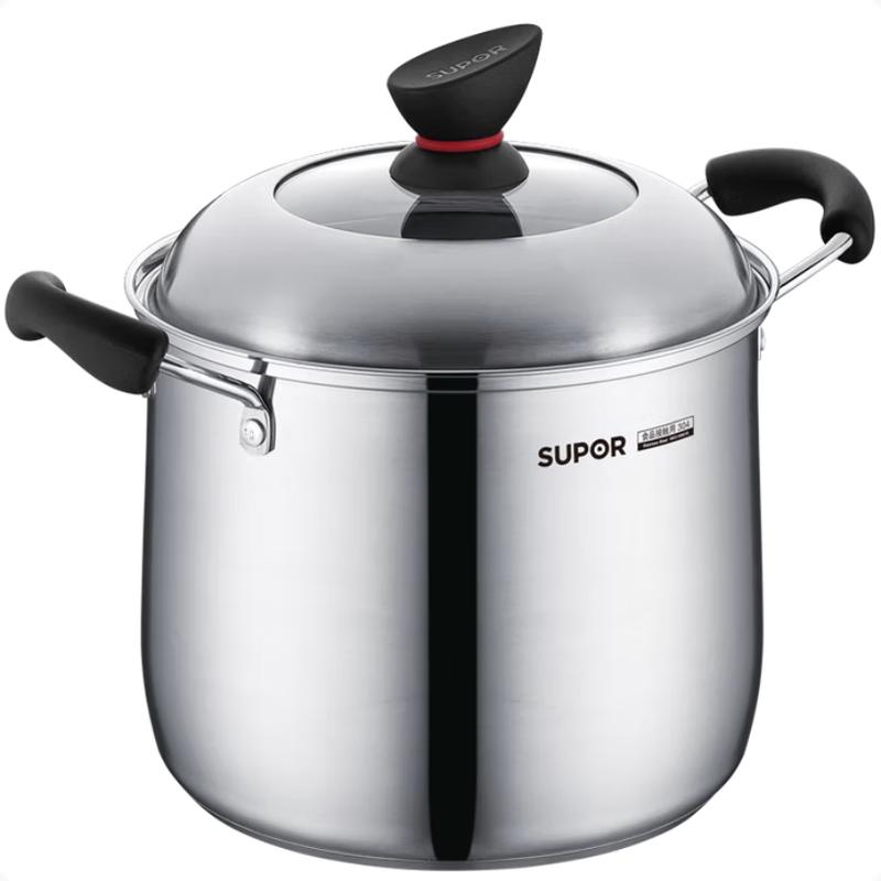 Supor Little Red Circle 304 Stainless Steel Stew Pot
Supor Little Red Circle 304 Stainless Steel Stew Pot