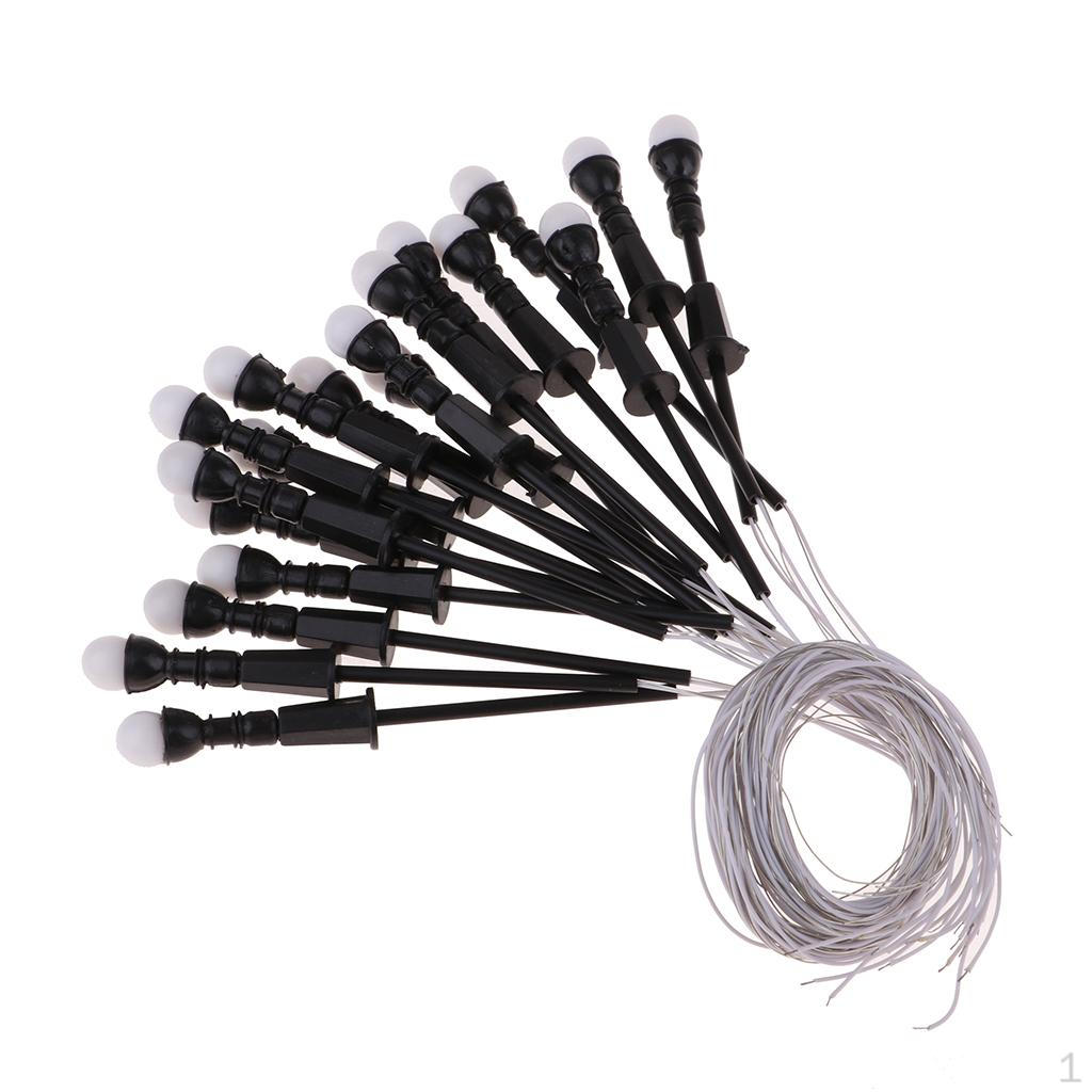 20pcs 1:100 Model Garden Single Headlight for Table Accessories 7cm
20pcs 1:100 Model Garden Single Headlight for Table Accessories 7cm