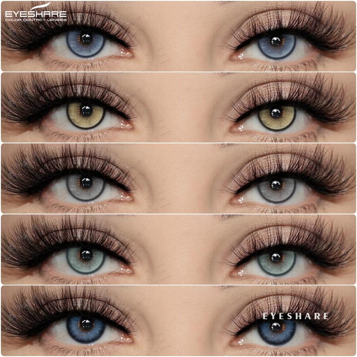EYESHARE 2PCS Новые модные цветные контактные линзы Светло-голубые линзы для глаз Светло-желтые контактные линзы Серые линзы для глаз Цветные косметические контактные линзы
EYESHARE 2PCS Новые модные цветные контактные линзы Светло-голубые линзы для глаз Светло-желтые контактные линзы Серые линзы для глаз Цветные косметические контактные линзы