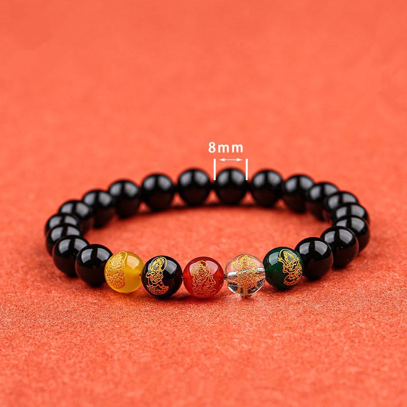 Red Agate Five-Way Fortune God Bracelet, Obsidian Five-Way Fortune God Bracelet, Unisex Couple s Gift 8mm Obsidian Five-Way God
Red Agate Five-Way Fortune God Bracelet, Obsidian Five-Way Fortune God Bracelet, Unisex Couple s Gift 8mm Obsidian Five-Way God