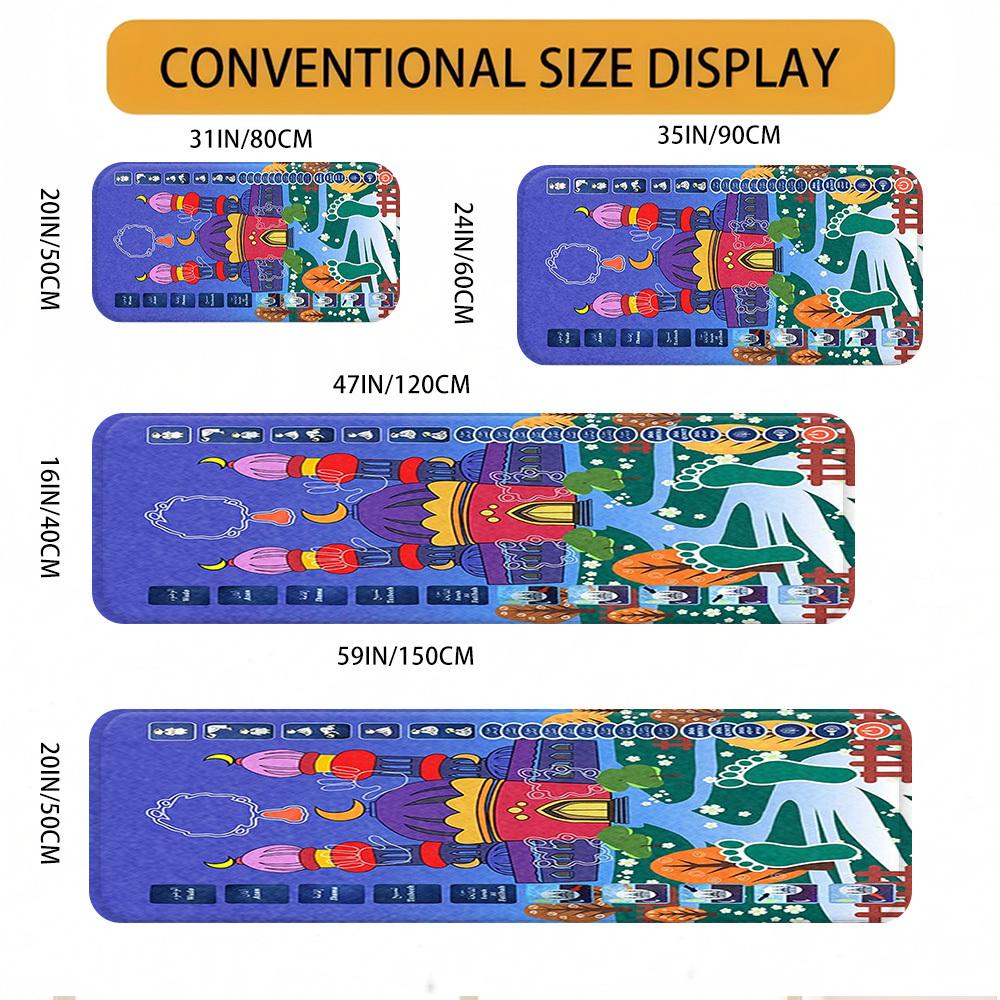 VIKAMA Religious Theme Interactive Play Mat Suitable for Pilgrimage and Meditation Doormat Rug For Bedroom Living Room Carpet 40X60CM (1.3X2FT
VIKAMA Religious Theme Interactive Play Mat Suitable for Pilgrimage and Meditation Doormat Rug For Bedroom Living Room Carpet 40X60CM (1.3X2FT