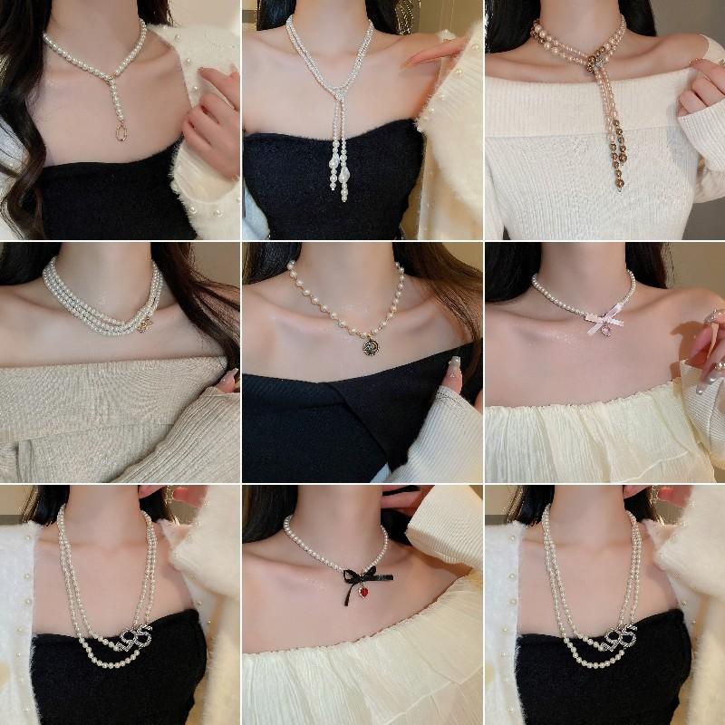 French minimalist pearl oval geometric necklace sweater chain fashionable retro high-end neck chain light luxury temperament necklace
French minimalist pearl oval geometric necklace sweater chain fashionable retro high-end neck chain light luxury temperament necklace