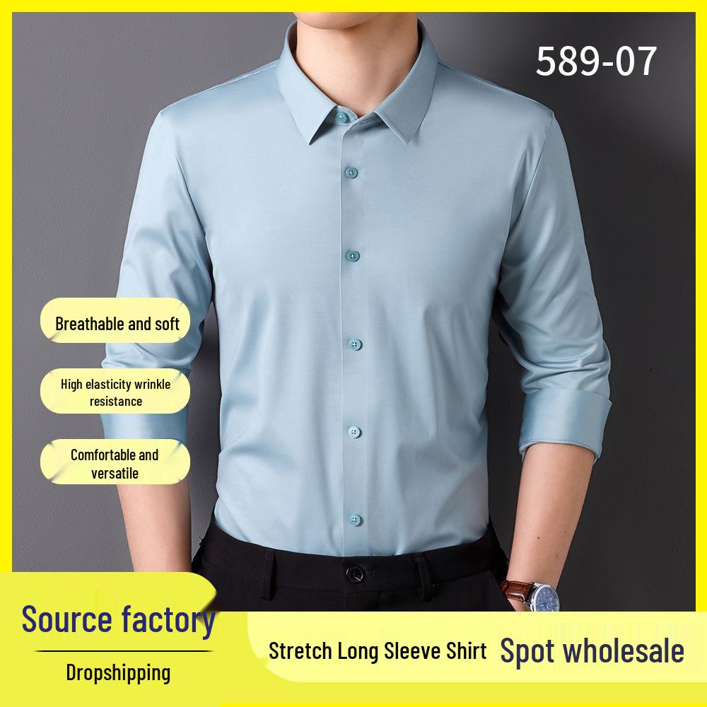 Men s Seamless Slim Fit Long Sleeve Non-Iron Business Shirt XL (145-160 lbs)
Men s Seamless Slim Fit Long Sleeve Non-Iron Business Shirt XL (145-160 lbs)