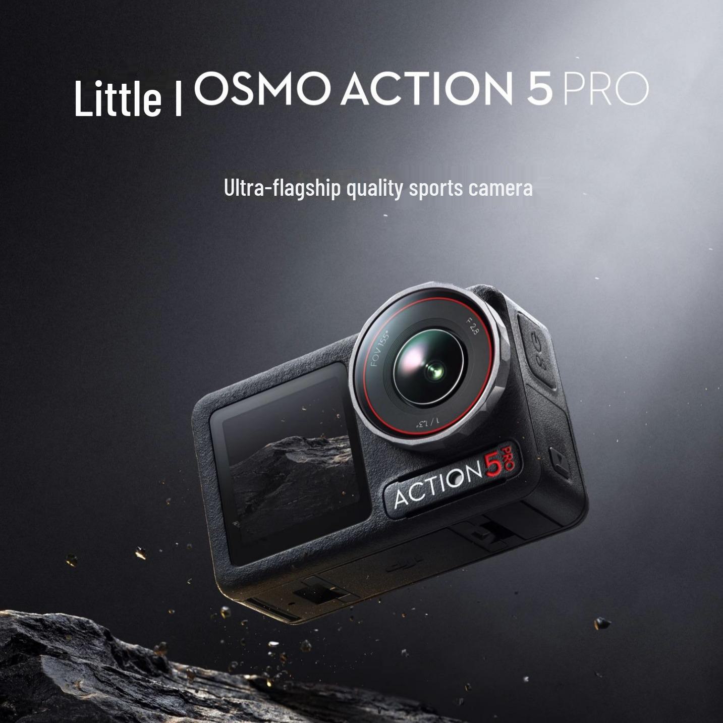 DJI Action5Pro 4K Sports Camera: 4 Lenses for Cycling, Skiing, Fishing, Diving; Anti-Shake, Pre-Recording.
DJI Action5Pro 4K Sports Camera: 4 Lenses for Cycling, Skiing, Fishing, Diving; Anti-Shake, Pre-Recording.