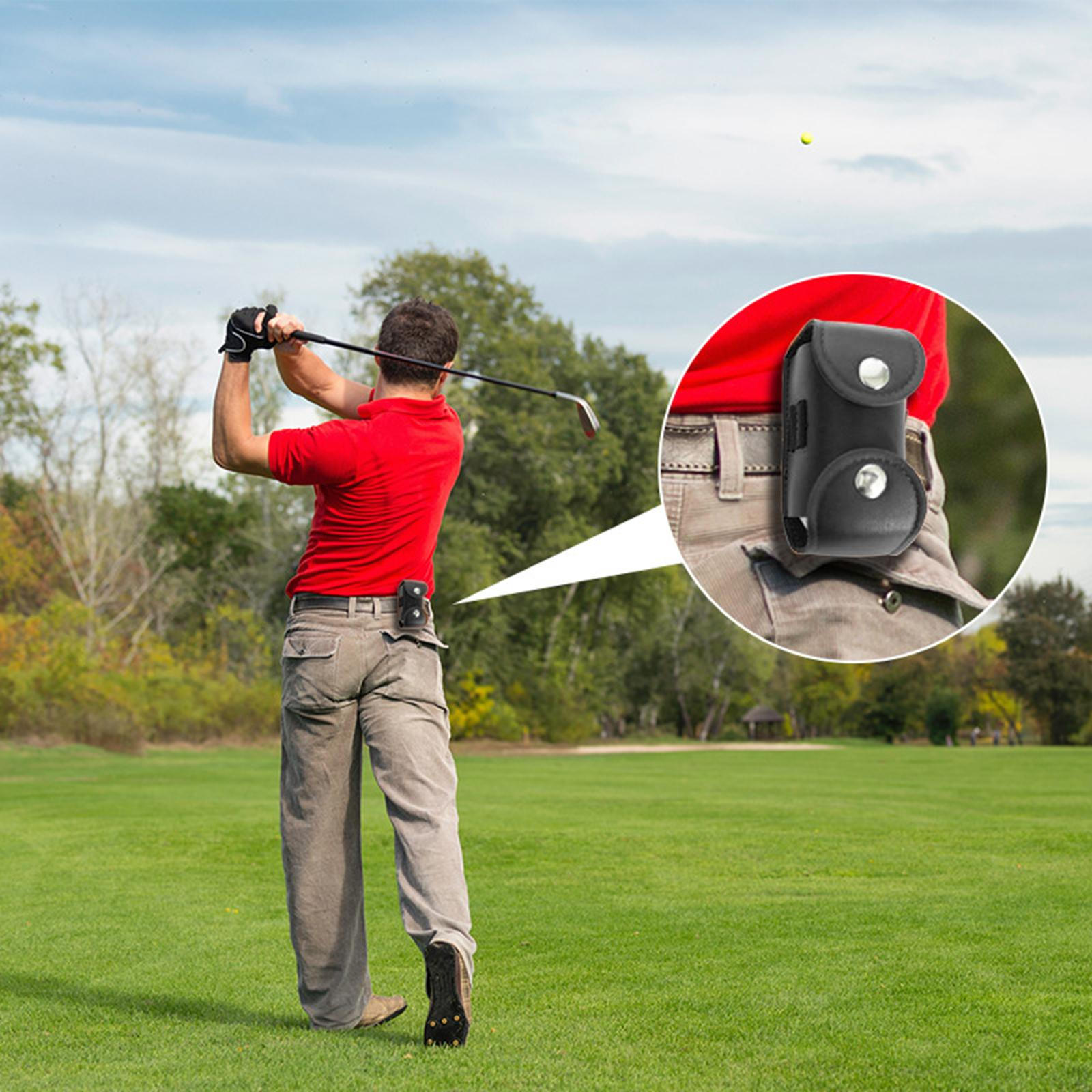 Leather Golf Ball Holder with Tee Organizer чорний
Leather Golf Ball Holder with Tee Organizer чорний