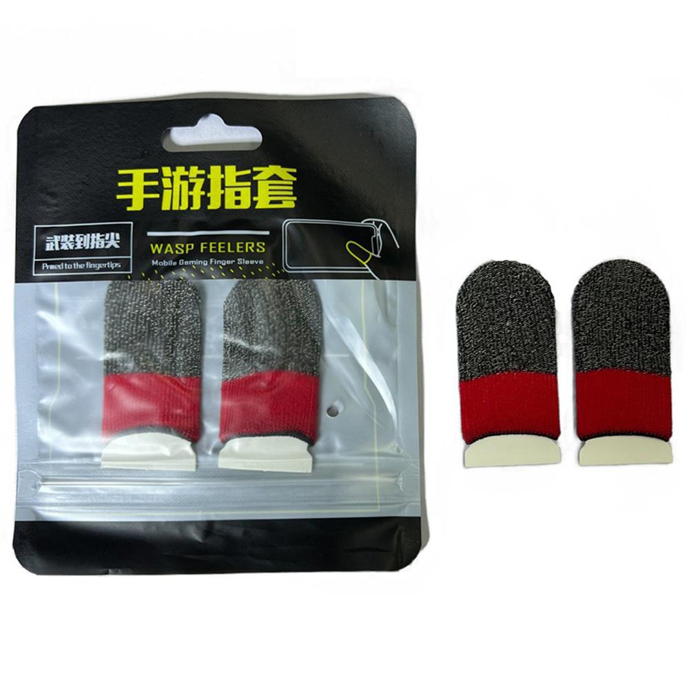 1Pair Gaming Finger Sleeves Anti-Slip Touchscreen Ultra-Thin Finger Cover for Mobile Games/E-Sports B
1Pair Gaming Finger Sleeves Anti-Slip Touchscreen Ultra-Thin Finger Cover for Mobile Games/E-Sports B