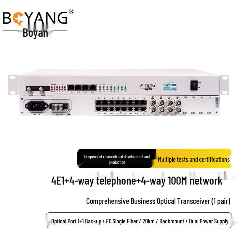 Boyang Multi-Service Fiber Optic Multiplexer
Boyang Multi-Service Fiber Optic Multiplexer