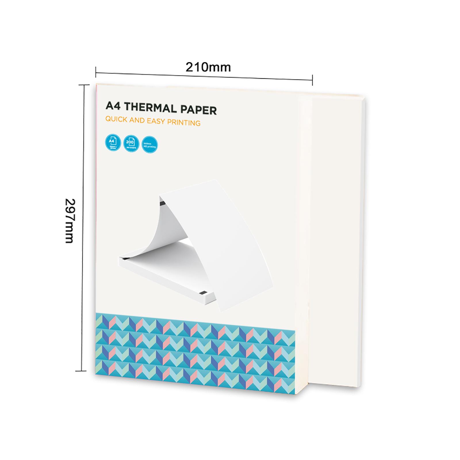 Thermal Paper 200 Sheet Fanfold Printing Paper for Thermal Printer L81Celsius 1Celsius Compatible with PeriPage 0 BPF- Waterproof and Oi
Thermal Paper 200 Sheet Fanfold Printing Paper for Thermal Printer L81Celsius 1Celsius Compatible with PeriPage 0 BPF- Waterproof and Oi