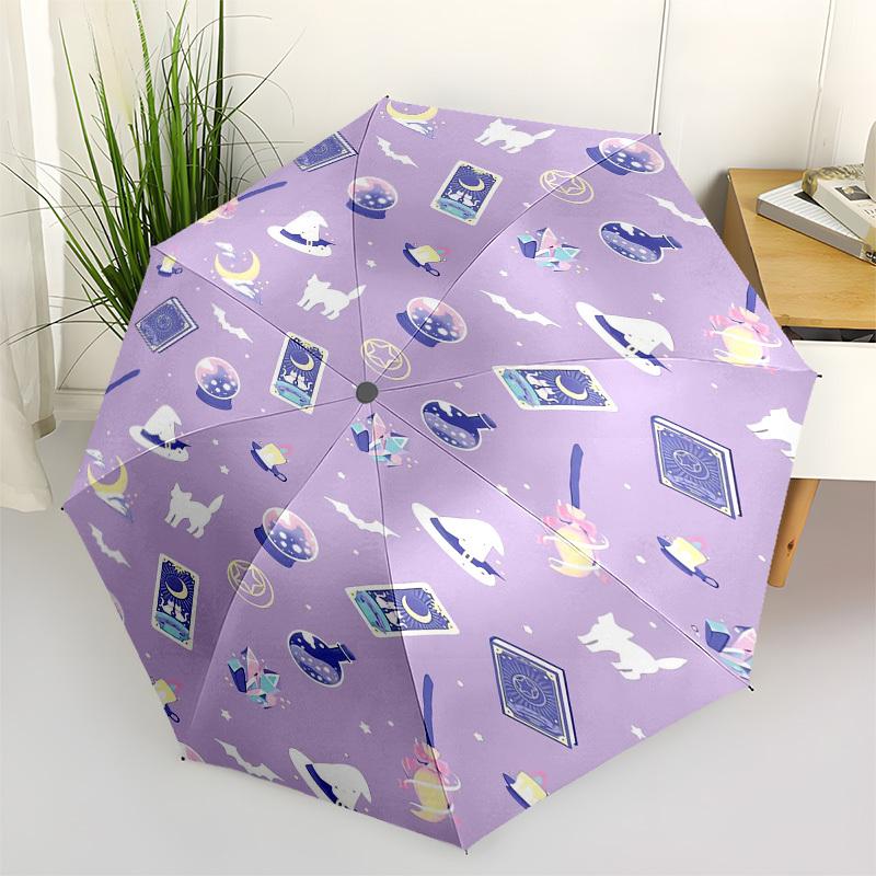 1pc Witchcraft Symbols Pattern Umbrella with Plastic Handle,Suitable for All Seasons Travel Outdoor Multi-functional UmbrellaDCS027
1pc Witchcraft Symbols Pattern Umbrella with Plastic Handle,Suitable for All Seasons Travel Outdoor Multi-functional UmbrellaDCS027