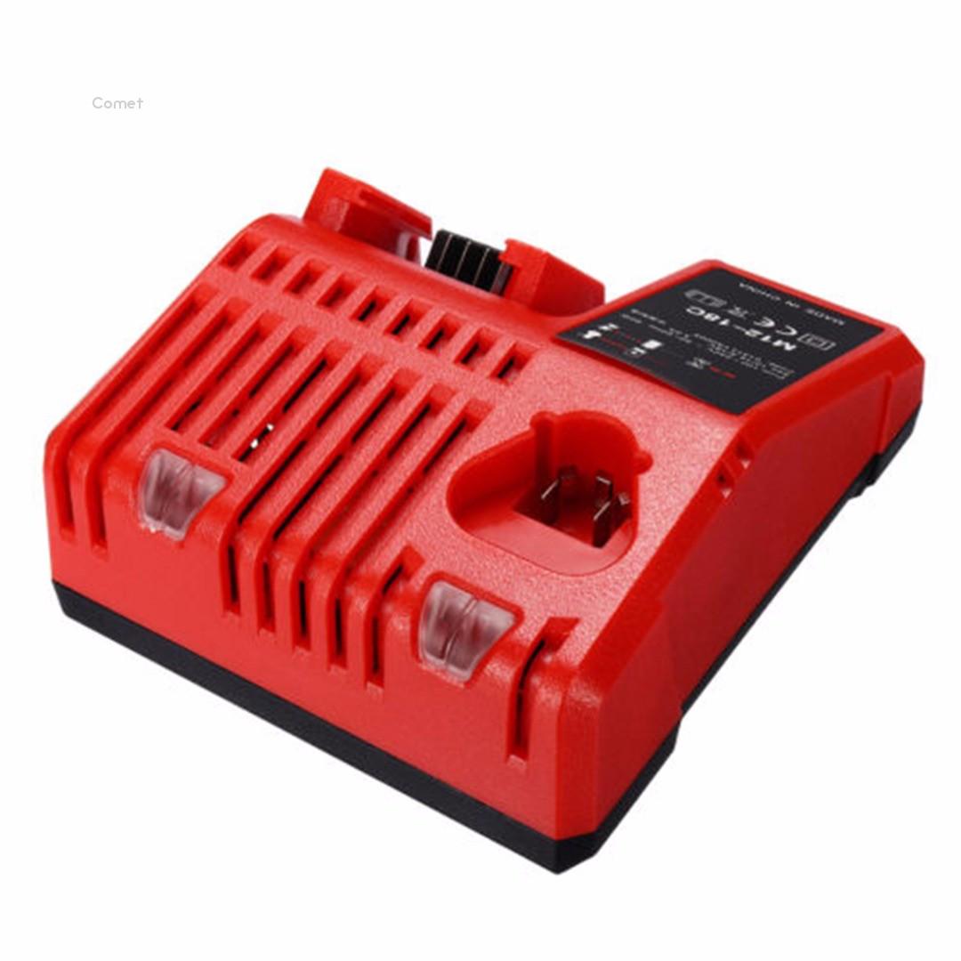 pdtoweb Multi-Voltage 12V 14,4V 18V Зарядное устройство для литий-ионных аккумуляторов для Milwaukee M12 M14 M18
pdtoweb Multi-Voltage 12V 14,4V 18V Зарядное устройство для литий-ионных аккумуляторов для Milwaukee M12 M14 M18