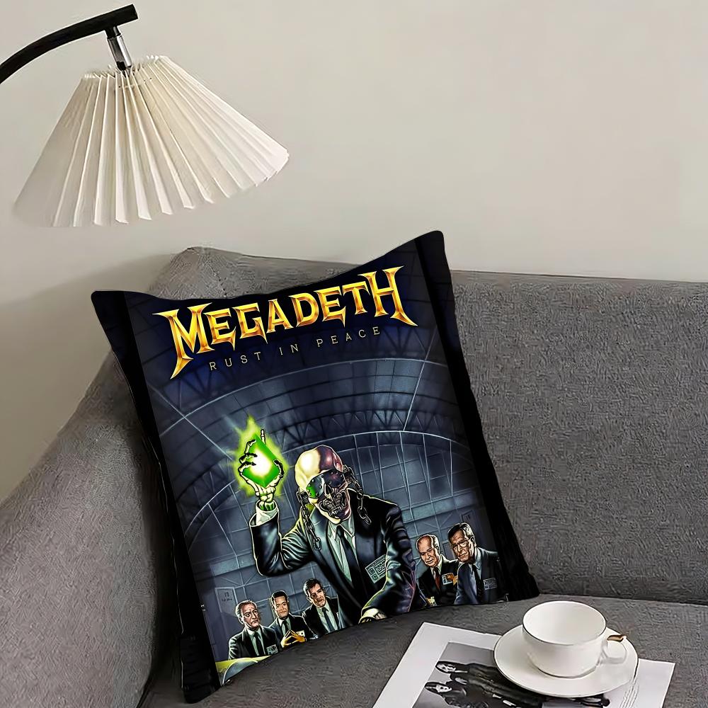 MMegadeth Band Cushion Cover Pillowcase Ultra Soft Skin Friendly Fabric Cloud Like Comfort Concealed Zipper 30x30cm
MMegadeth Band Cushion Cover Pillowcase Ultra Soft Skin Friendly Fabric Cloud Like Comfort Concealed Zipper 30x30cm