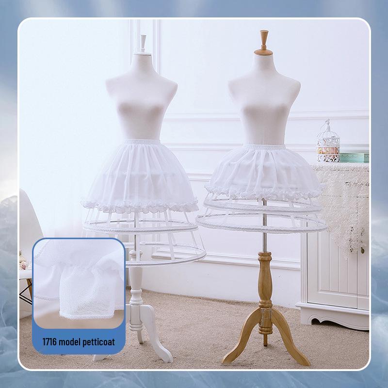 Available Four-Ring Fishbone Support Skirt for Lolita or Cosplay
Available Four-Ring Fishbone Support Skirt for Lolita or Cosplay