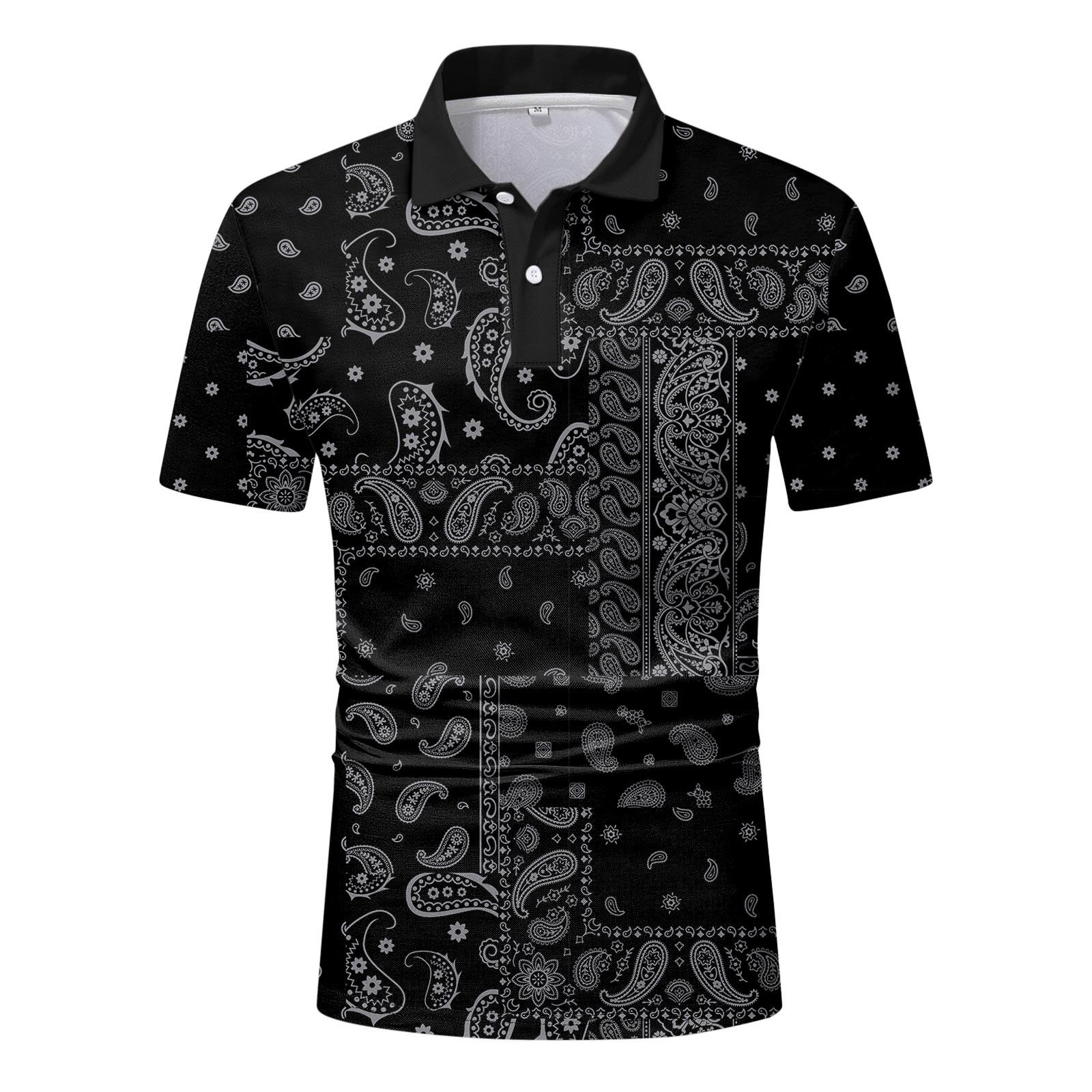 Мужская летняя спортивная рубашка с короткими рукавами и пуговицами с лацканами, повседневные дышащие удобные топы для гольфа XXL чёрный
Мужская летняя спортивная рубашка с короткими рукавами и пуговицами с лацканами, повседневные дышащие удобные топы для гольфа XXL чёрный