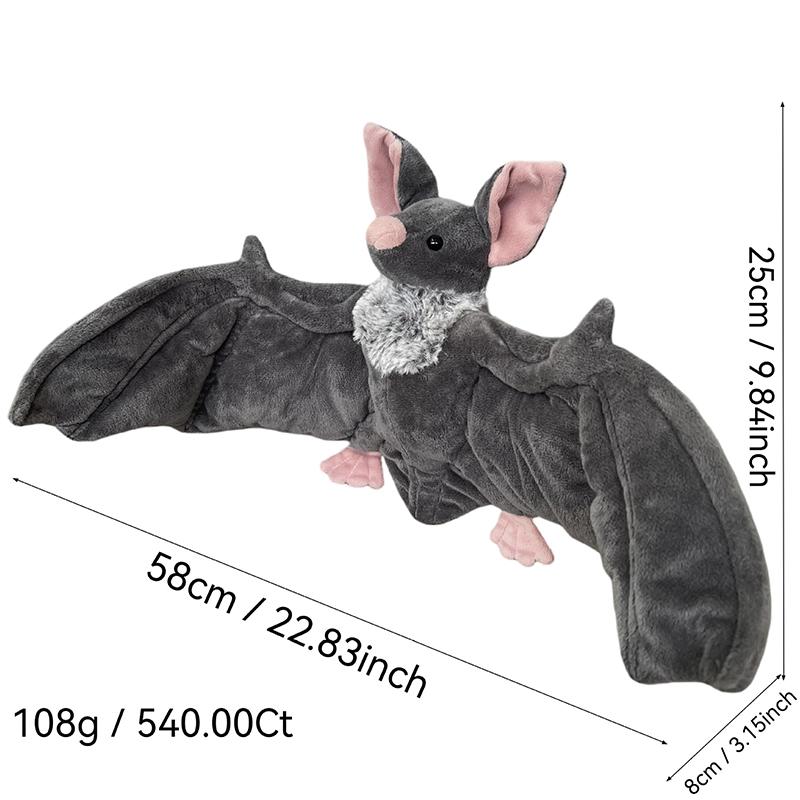 Non-Toxic 25Cm Halloween Plushy Stuffed Bat Doll Plush Throw Pillow For Children And Children Christmas Halloween Decoration Holiday Gifts
Non-Toxic 25Cm Halloween Plushy Stuffed Bat Doll Plush Throw Pillow For Children And Children Christmas Halloween Decoration Holiday Gifts