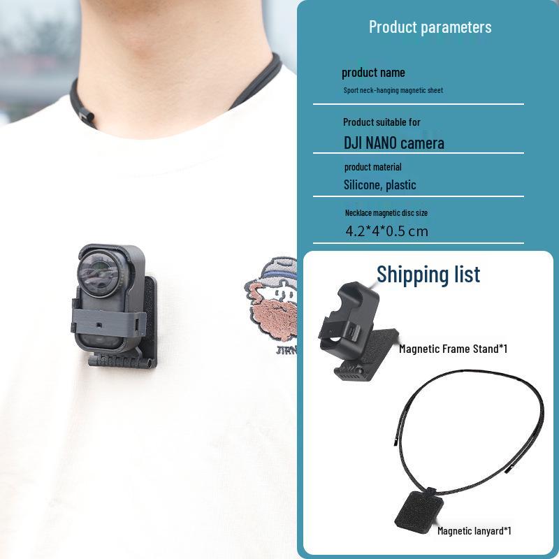 DJI Action Camera Magnetic Extension Lanyard with Quick Release Mount
DJI Action Camera Magnetic Extension Lanyard with Quick Release Mount