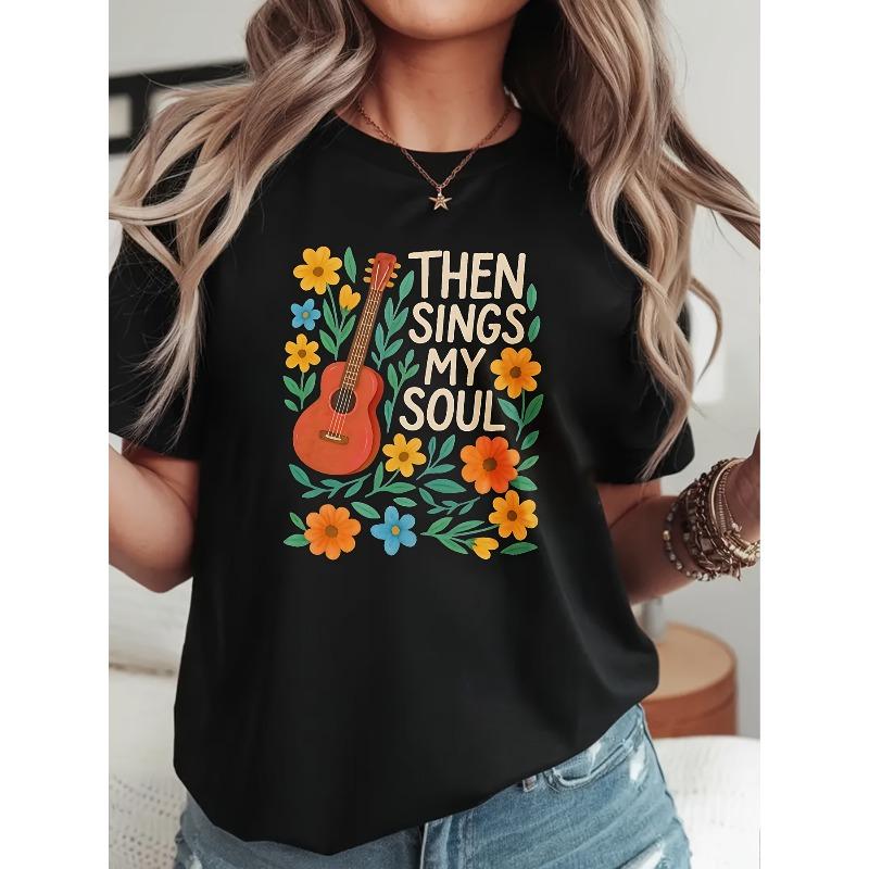 Christian Shirt, Comfort Colors, Then Sings My Soul, Flower Tee, Whimsical, Boho Wildflower, Guitar T-Shirt, Worship, Faith, Religious, Gift 4XL чорний
Christian Shirt, Comfort Colors, Then Sings My Soul, Flower Tee, Whimsical, Boho Wildflower, Guitar T-Shirt, Worship, Faith, Religious, Gift 4XL чорний