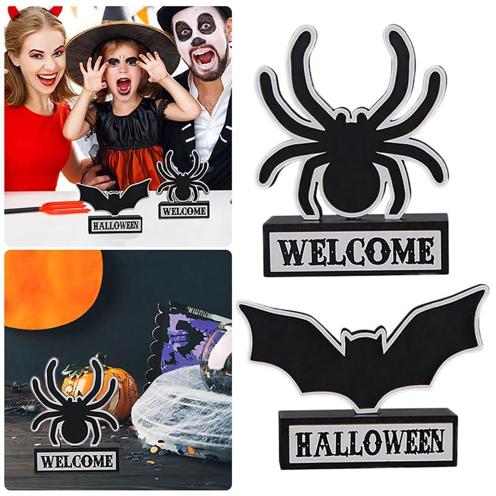 Cartoon Wooden Spider Decoration DIY Handmade Spider Bat Sign Party Decoration Props
Cartoon Wooden Spider Decoration DIY Handmade Spider Bat Sign Party Decoration Props