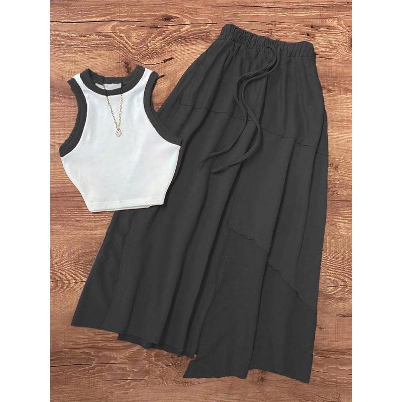 D 10482 Color Block Vest Set with Contrasting Colors XL чорний
D 10482 Color Block Vest Set with Contrasting Colors XL чорний