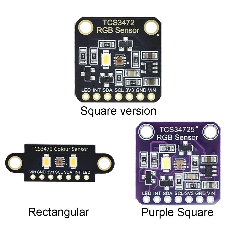 TCS34725 RGB Color Sensor IIC Bright Light Sensor Зручний для Arduino STM32 Square version
TCS34725 RGB Color Sensor IIC Bright Light Sensor Зручний для Arduino STM32 Square version