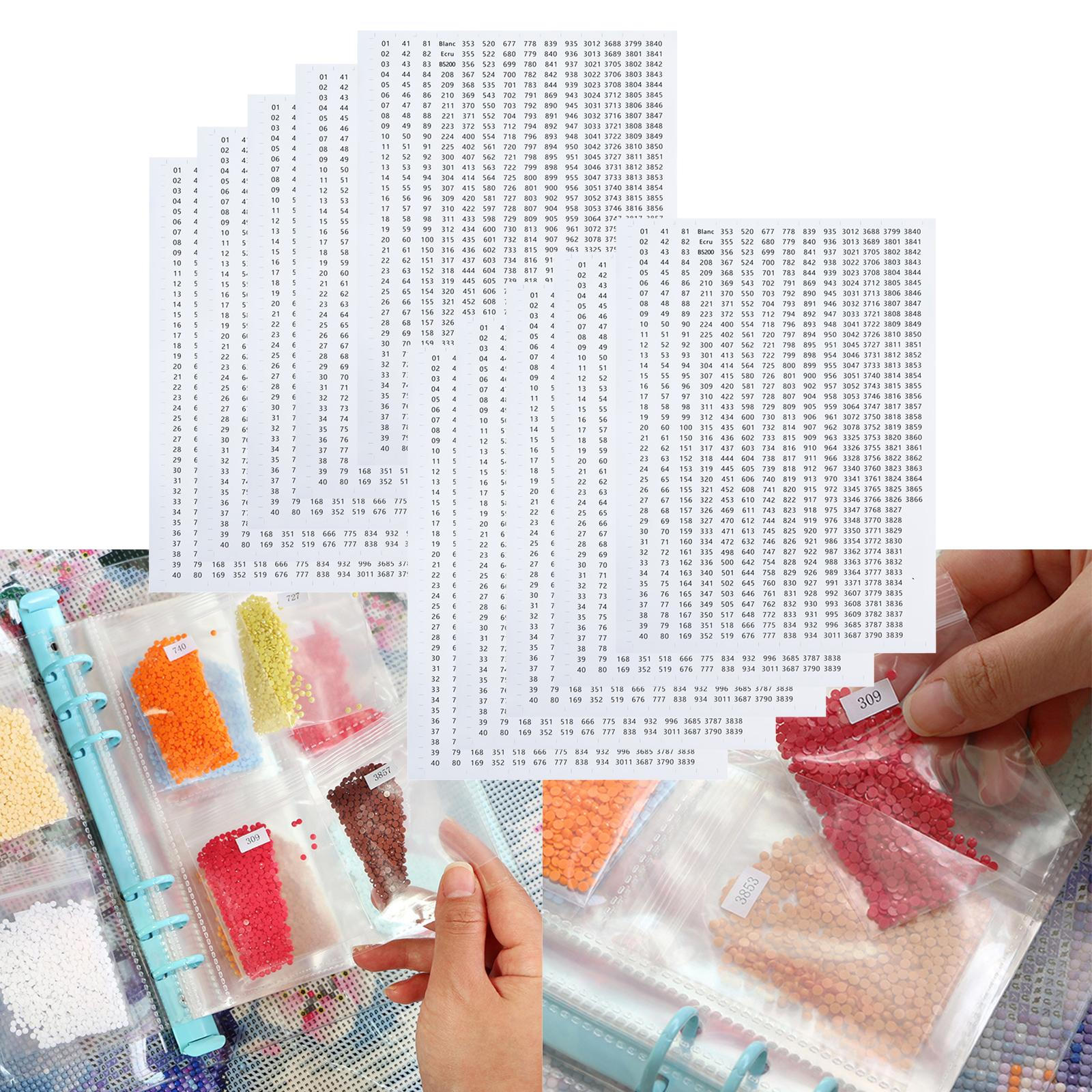 Colorful Thread Number Labels for Crafting Organization white
Colorful Thread Number Labels for Crafting Organization white