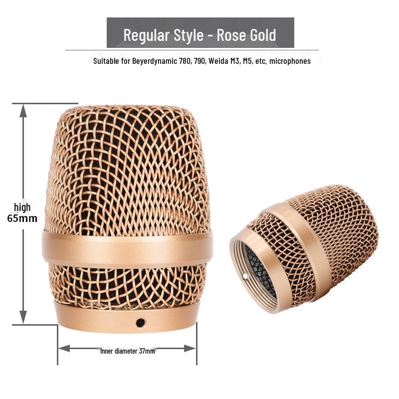Microphone Windscreen for Beyer 780/BBS666 KTV Wireless Mic Mesh Head
Microphone Windscreen for Beyer 780/BBS666 KTV Wireless Mic Mesh Head
