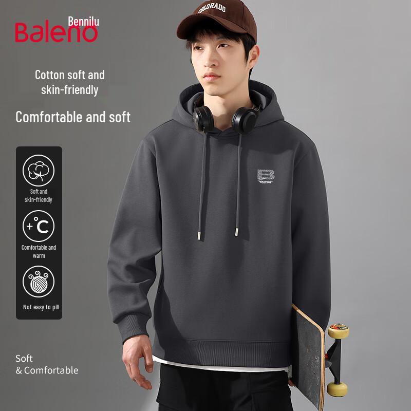 Baleno Men s American Retro Hooded Sweatshirt M
Baleno Men s American Retro Hooded Sweatshirt M