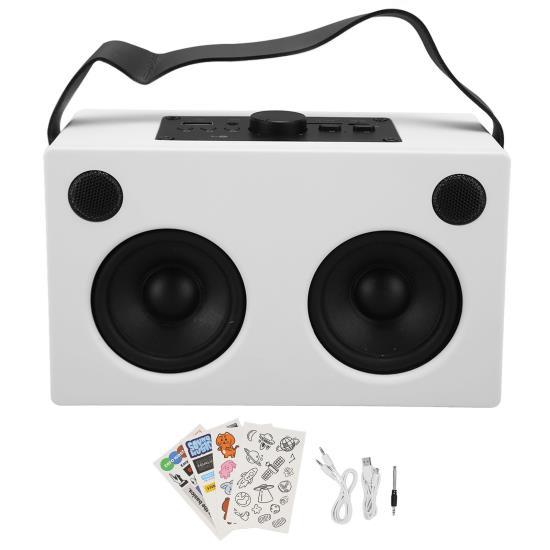 Bluetooth-динамик многофункциональный HiFi стерео BT 5.0 деревянный ретро беспроводной динамик для дома вечеринки офиса
Bluetooth-динамик многофункциональный HiFi стерео BT 5.0 деревянный ретро беспроводной динамик для дома вечеринки офиса