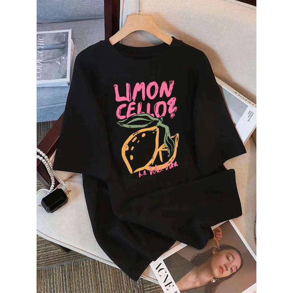 2026 Womens TShirts Summer Lemon Fruit Cellos Fresh Printing T Shirt Comfortable Soft ONeck Tops Shirts for Women 4XL
2026 Womens TShirts Summer Lemon Fruit Cellos Fresh Printing T Shirt Comfortable Soft ONeck Tops Shirts for Women 4XL
