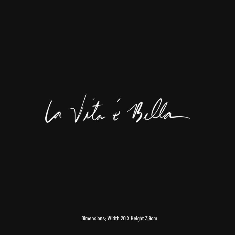 Beautiful Life Personalized Handwriting Car Sticker for Italian Body & Glass Decoration
Beautiful Life Personalized Handwriting Car Sticker for Italian Body & Glass Decoration