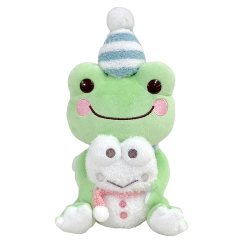 Nakajima Corporation Corporation) Kero Kero Keroppi x Frog Pickles snowman pickles stuffed toy S 204318-24 H18×W11×D13cm
Nakajima Corporation Corporation) Kero Kero Keroppi x Frog Pickles snowman pickles stuffed toy S 204318-24 H18×W11×D13cm