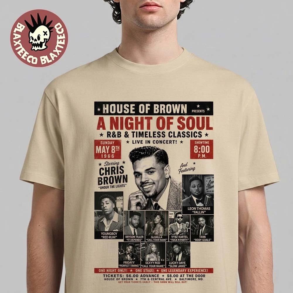 Chriss Brown! House Of Brown Live May 8 2026 Concert R&B Soul Unisex T-T-Shirt 2XL
Chriss Brown! House Of Brown Live May 8 2026 Concert R&B Soul Unisex T-T-Shirt 2XL