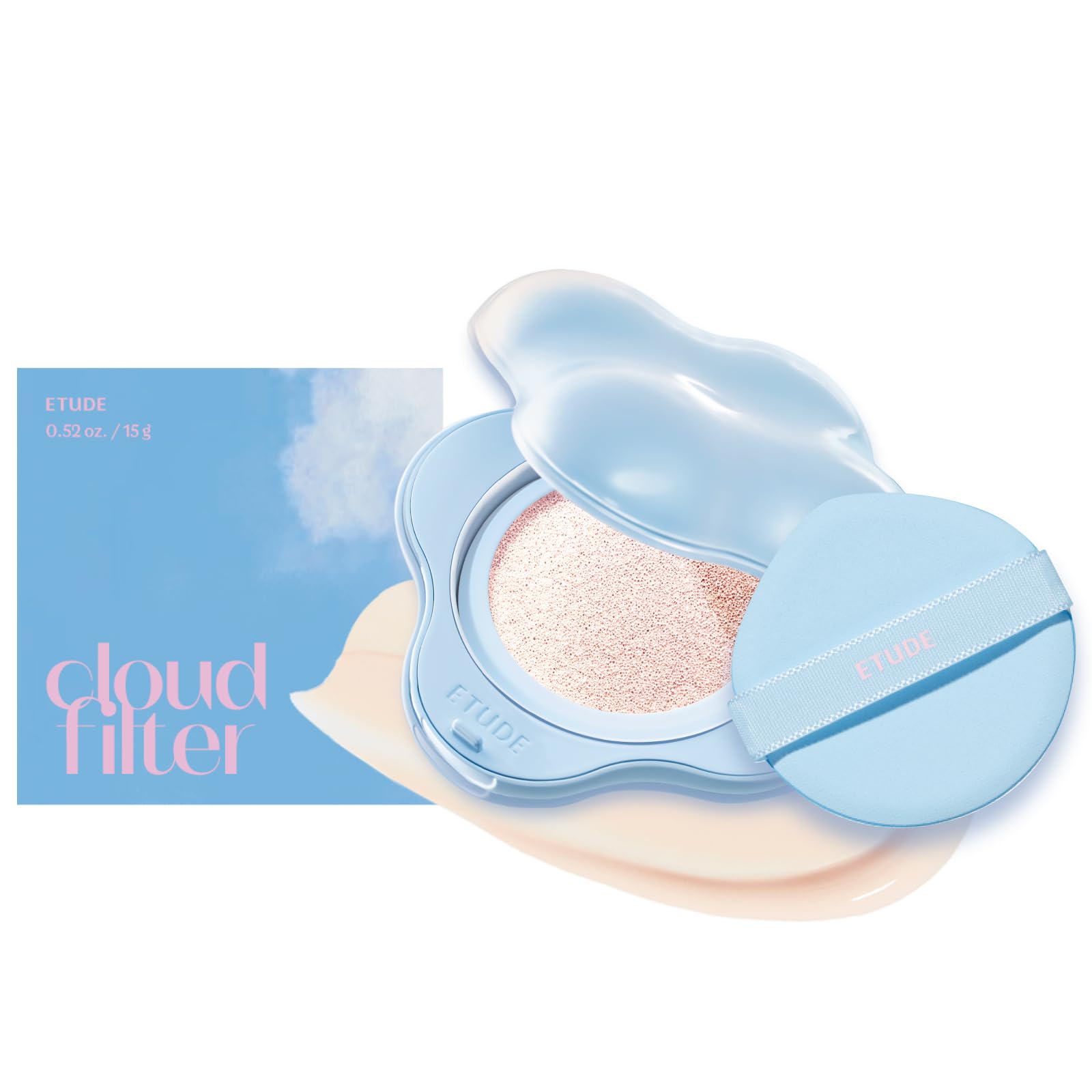 ETUDE Cloud Filter Cushion 15 г SPF42 Тональный крем-кушон с контролем цвета кожи с прозрачным покрытием Kitts Легкий и удобный для ношения тон кожи, чем [Etude
ETUDE Cloud Filter Cushion 15 г SPF42 Тональный крем-кушон с контролем цвета кожи с прозрачным покрытием Kitts Легкий и удобный для ношения тон кожи, чем [Etude