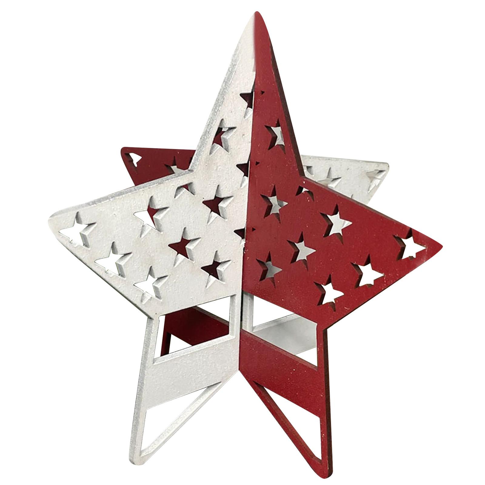 Wooden Independence Day 3D Star Home Decorations, Interesting Home Wooden Decorations One Size
Wooden Independence Day 3D Star Home Decorations, Interesting Home Wooden Decorations One Size
