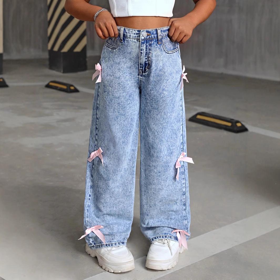 Girls Fashion Snowflake Wide-Leg High-Waist Bow Pants 160 cm світло-синій колір
Girls Fashion Snowflake Wide-Leg High-Waist Bow Pants 160 cm світло-синій колір
