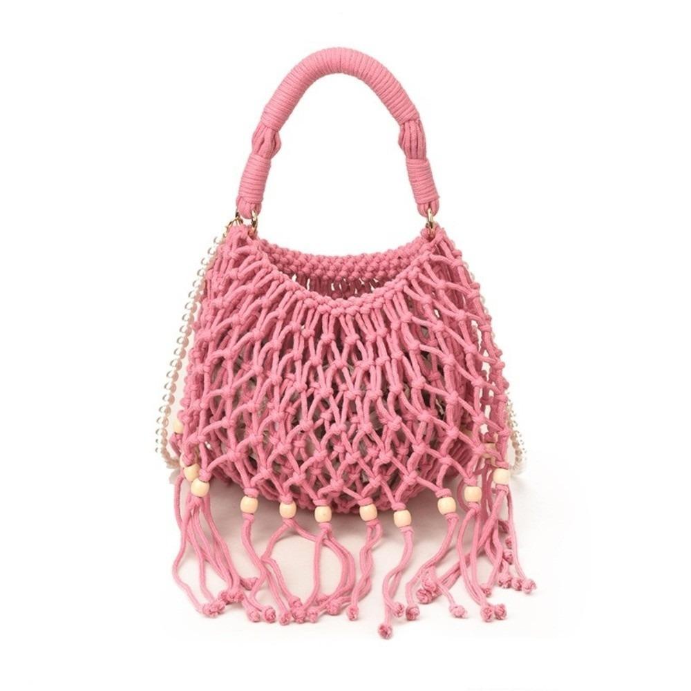 Tassel Detail Convertible Tote Bag Elegant Market Basket Handbag Stylish Shoulder Bag Vacation розовый
Tassel Detail Convertible Tote Bag Elegant Market Basket Handbag Stylish Shoulder Bag Vacation розовый