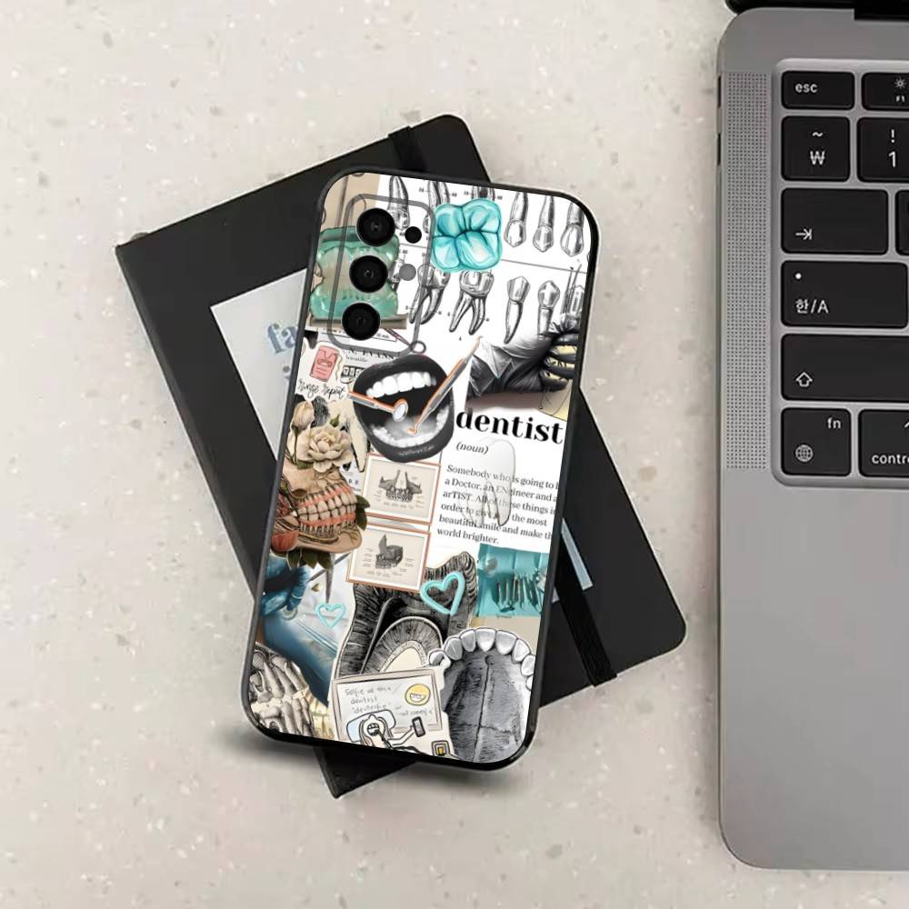 Dentist Dental Tooth Art Phone Case For Samsung Galaxy A91,A80,A73,A72 ,A71,A53A52,A32 ,A31A22,A21s,A20,Black Cover Samsung a21s
Dentist Dental Tooth Art Phone Case For Samsung Galaxy A91,A80,A73,A72 ,A71,A53A52,A32 ,A31A22,A21s,A20,Black Cover Samsung a21s